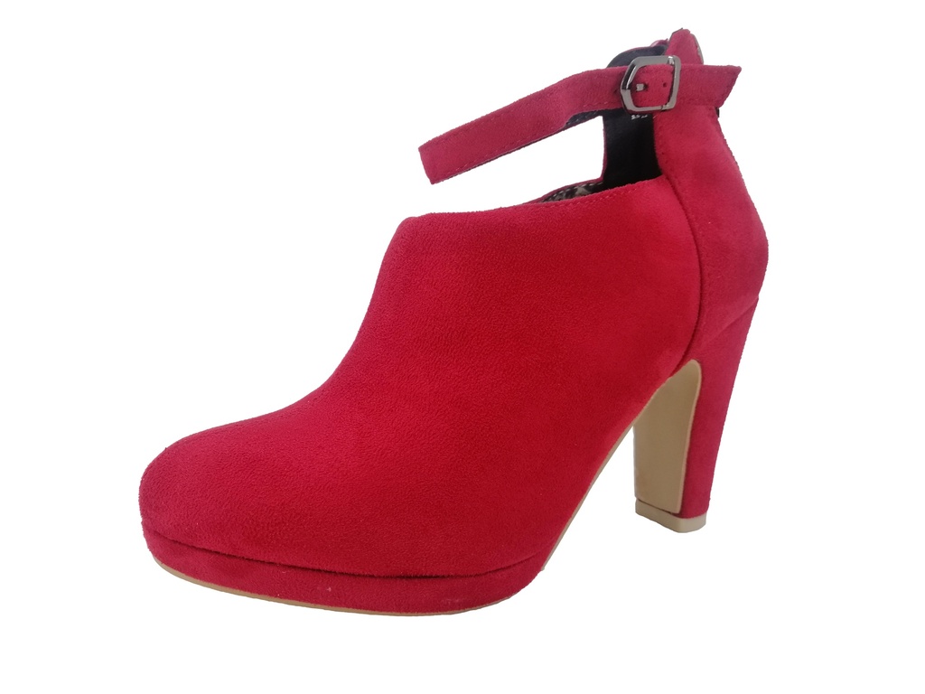 Botin de Mujer HZ15 Rojo Botín