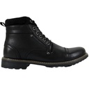 Botin de Cuero Hombre L802 Black