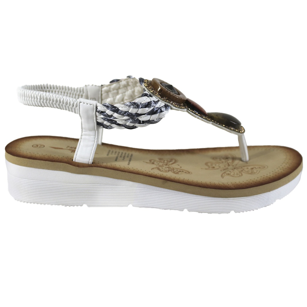 Sandalia de Mujer Ek7293-8 White