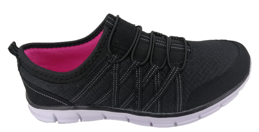 Zapatilla de Mujer 391 Negro Fucsia