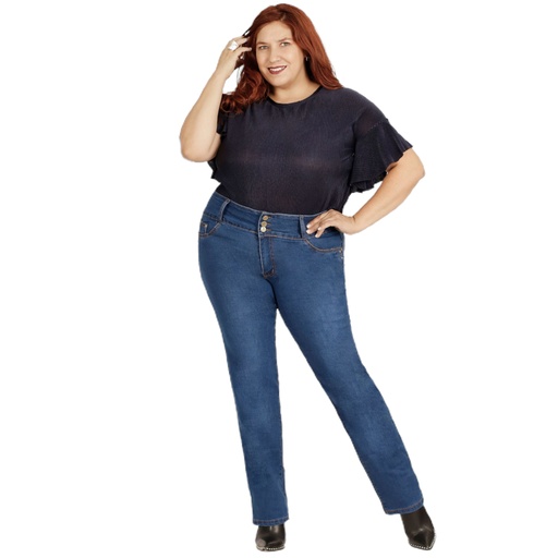 Jeans Mujer J671 Azul