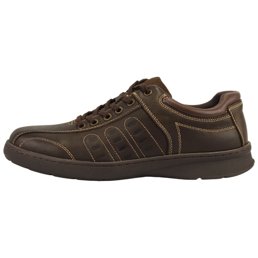 Zapato Hombre Cuero C43-1806Coffe