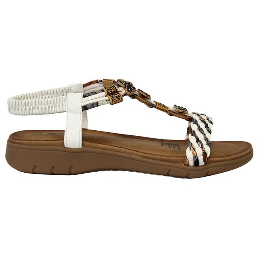 Sandalia Mujer CL083-6-WHITE