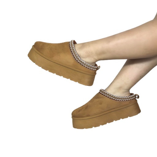 Pantufla Mujer QM2303 Camel 