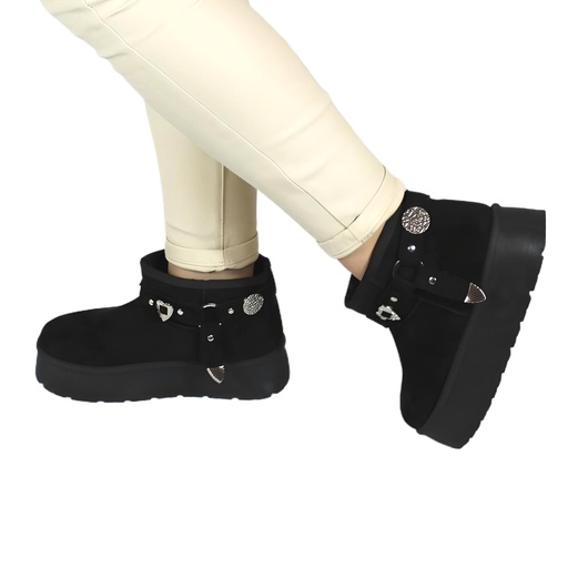 Pantufla Mujer QM2418 Black