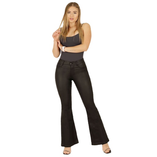 Jeans Mujer J9585 Ecocuero