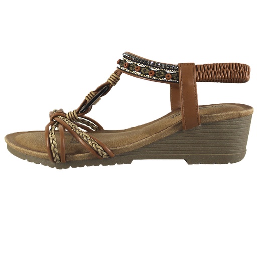 Sandalia de Mujer CL7299-27 Camel