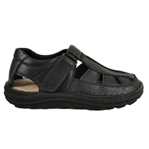 Sandalias de Cuero Hombre C43-2202 Negro