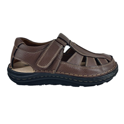 Sandalias de Cuero Hombre C43-2202 Marron