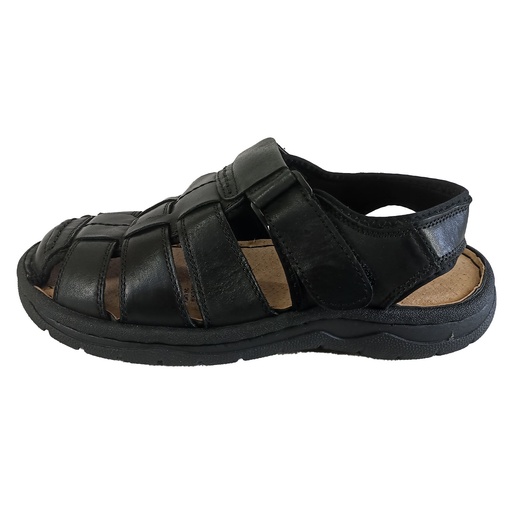 Sandalias Cuero C-43-16333 Negro