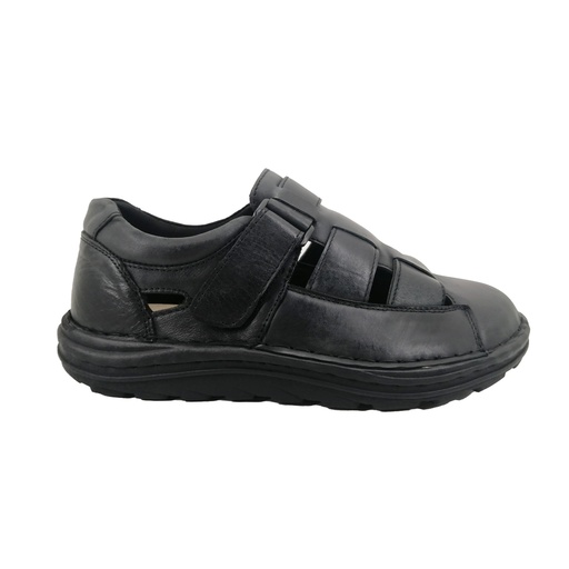 Sandalias Cuero C-43-16334 Negro